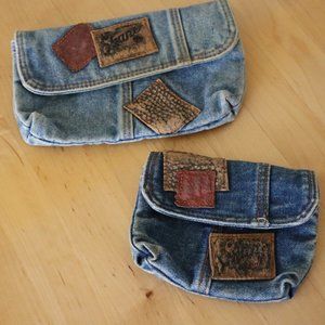 Shane Denim Vintage Wallet Set